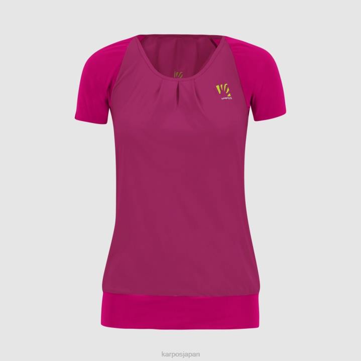 Tシャツ| サクランボジュビリー/ほのめかし Karpos 女性 センギア Tシャツ付き F4DL1277