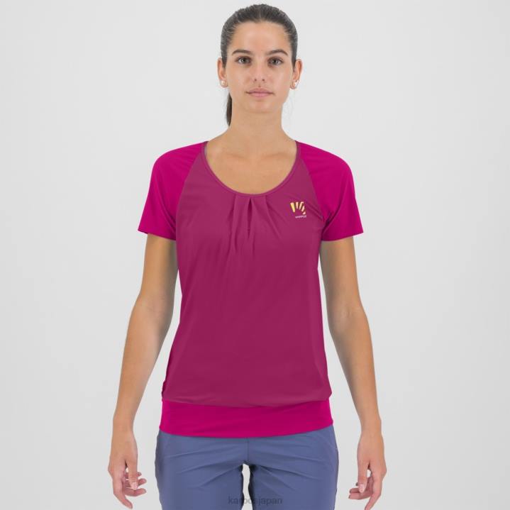 Tシャツ| サクランボジュビリー/ほのめかし Karpos 女性 センギア Tシャツ付き F4DL1277