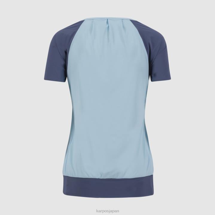 Tシャツ| アクアマリン/ヴィンテージインディゴ Karpos 女性 センギア Tシャツ付き F4DL1278