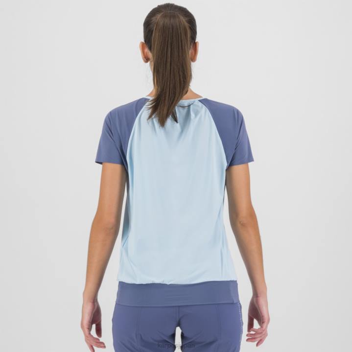 Tシャツ| アクアマリン/ヴィンテージインディゴ Karpos 女性 センギア Tシャツ付き F4DL1278