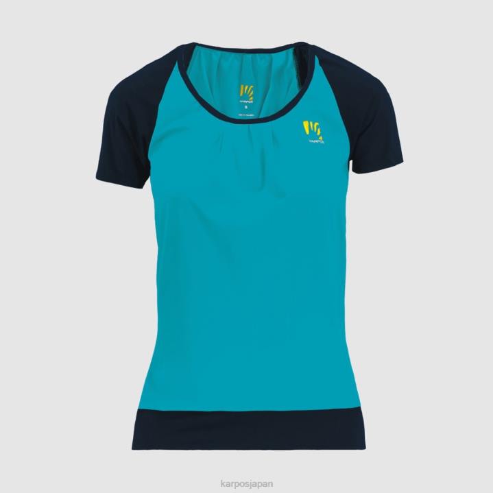 Tシャツ| ブルーアトール/スカイキャプテン Karpos 女性 センギア Tシャツ付き F4DL1279