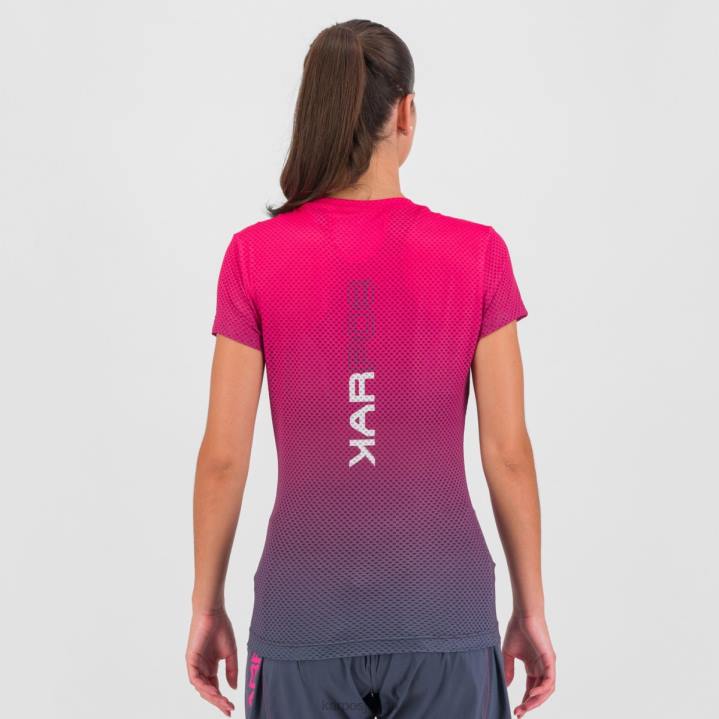 Tシャツ| オンブルブルー/キャバレー Karpos 女性 ヴァーヴメッシュTシャツ付き F4DL1317