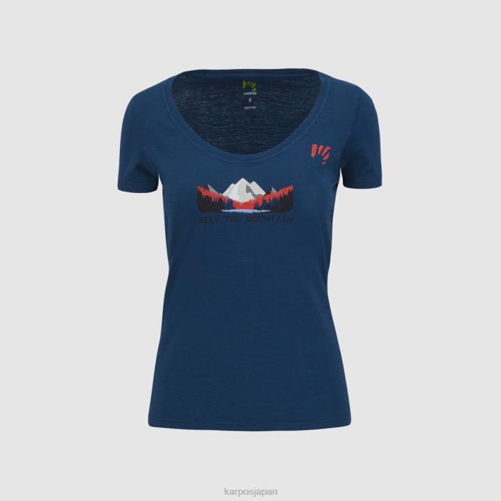 Tシャツ| ジブラルタル海 Karpos 女性 アンブレッタ Tシャツ付き F4DL1319