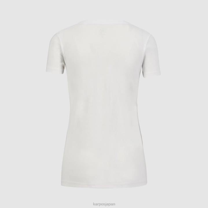 Tシャツ| 明るい白色 Karpos 女性 カリップとTシャツ F4DL1346