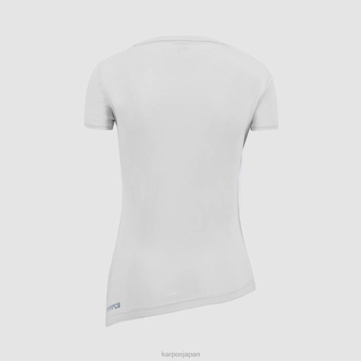 Tシャツ| 白 Karpos 女性 アネモネ エボ Tシャツ付き F4DL1360