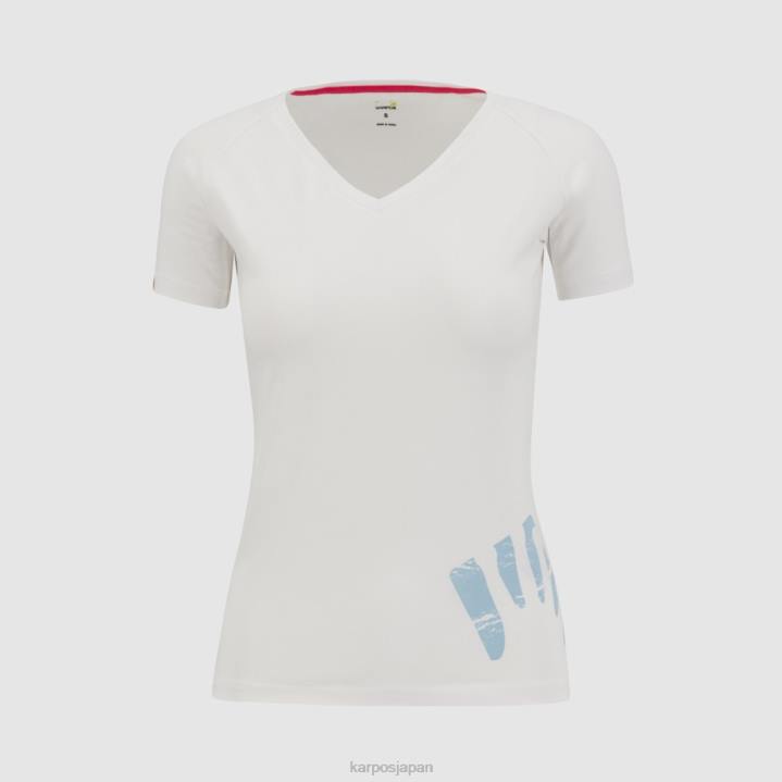 Tシャツ| 白 Karpos 女性 アストロアルピノ Tシャツ付き F4DL1363