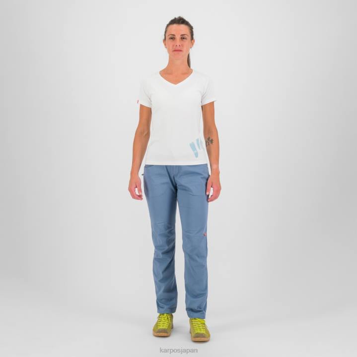 Tシャツ| 白 Karpos 女性 アストロアルピノ Tシャツ付き F4DL1363