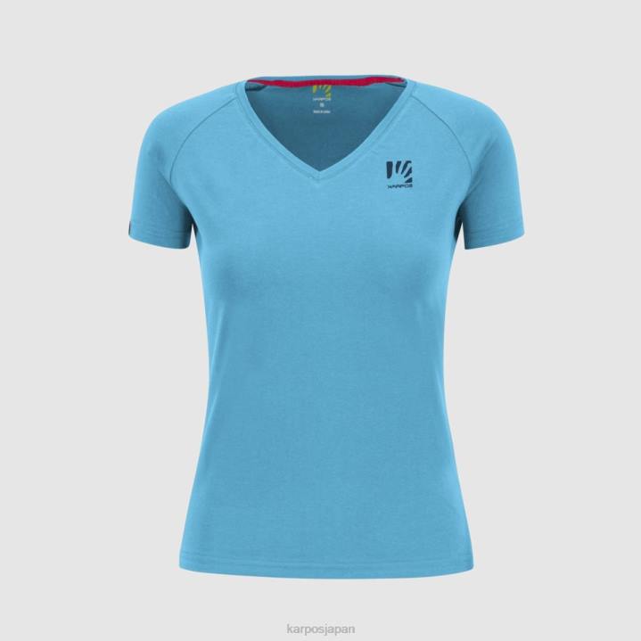 Tシャツ| 青い環礁 Karpos 女性 ゲンツィアネラ Tシャツ付き F4DL1369