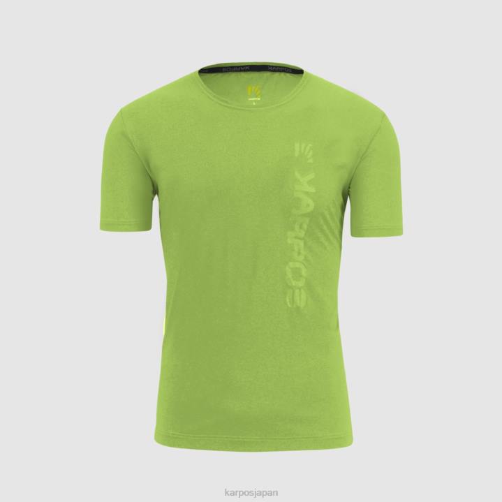 Tシャツ| ジャスミングリーン Karpos 男性 イージーフリズ Tシャツ F4DL352