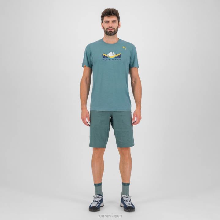 Tシャツ| 北大西洋 Karpos 男性 アンブレッタ Tシャツ F4DL379