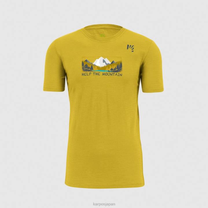 Tシャツ| レモンカレー Karpos 男性 アンブレッタ Tシャツ F4DL380