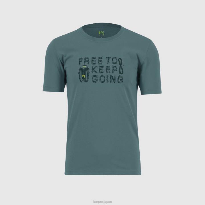 Tシャツ| 北大西洋/森林 Karpos 男性 クロッカス Tシャツ F4DL399