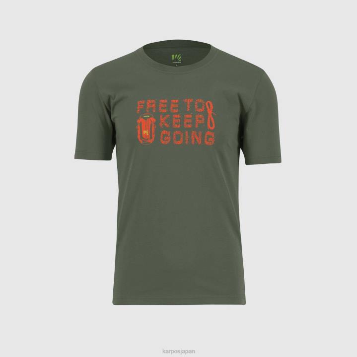 Tシャツ| タイム/スパイシーオレンジ Karpos 男性 クロッカス Tシャツ F4DL406