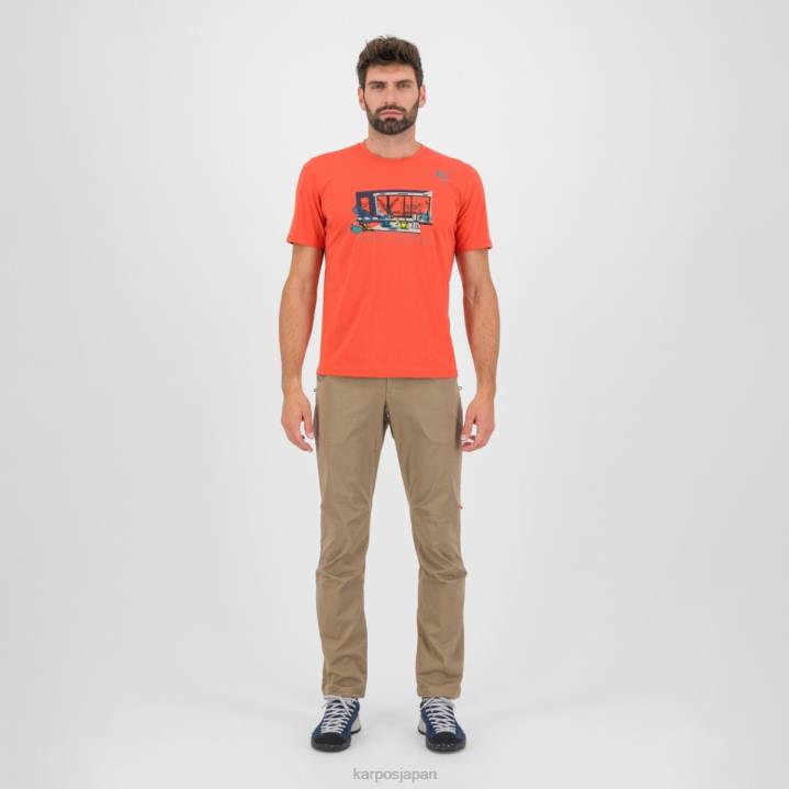 Tシャツ| パプリカ Karpos 男性 アネモネTシャツ F4DL412