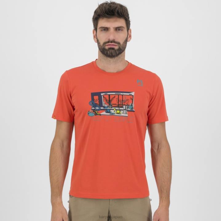 Tシャツ| パプリカ Karpos 男性 アネモネTシャツ F4DL412