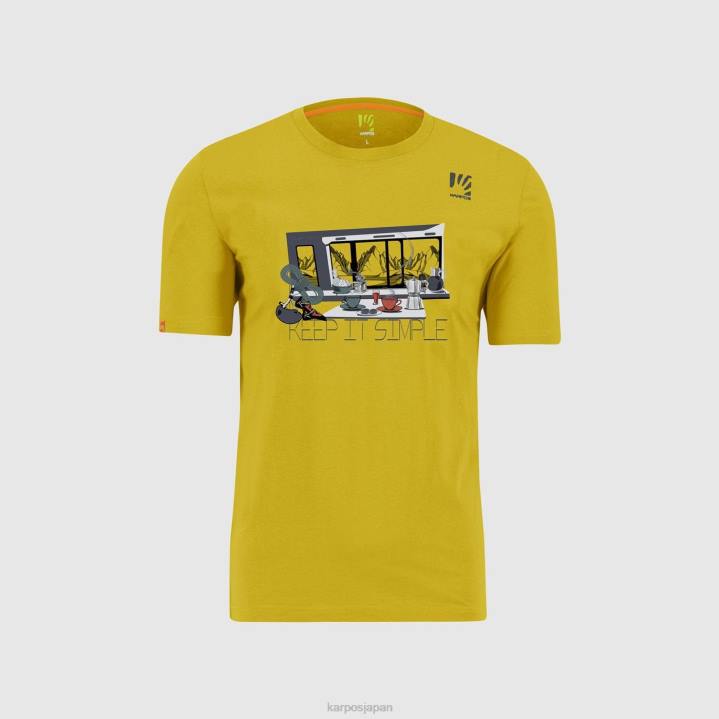 Tシャツ| レモンカレー Karpos 男性 アネモネTシャツ F4DL413