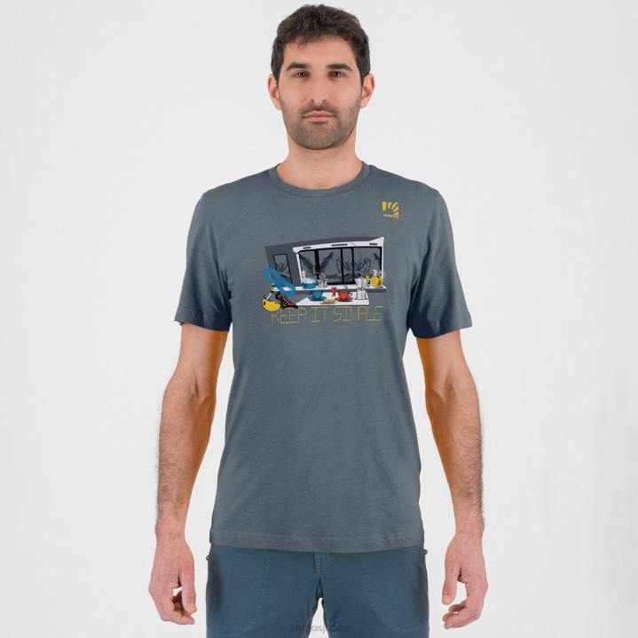 Tシャツ| 夜中 Karpos 男性 アネモネTシャツ F4DL414