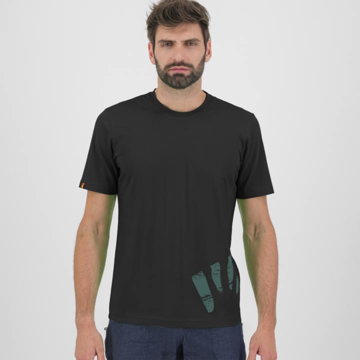Tシャツ| 黒 Karpos 男性 アストロアルピノ Tシャツ F4DL417