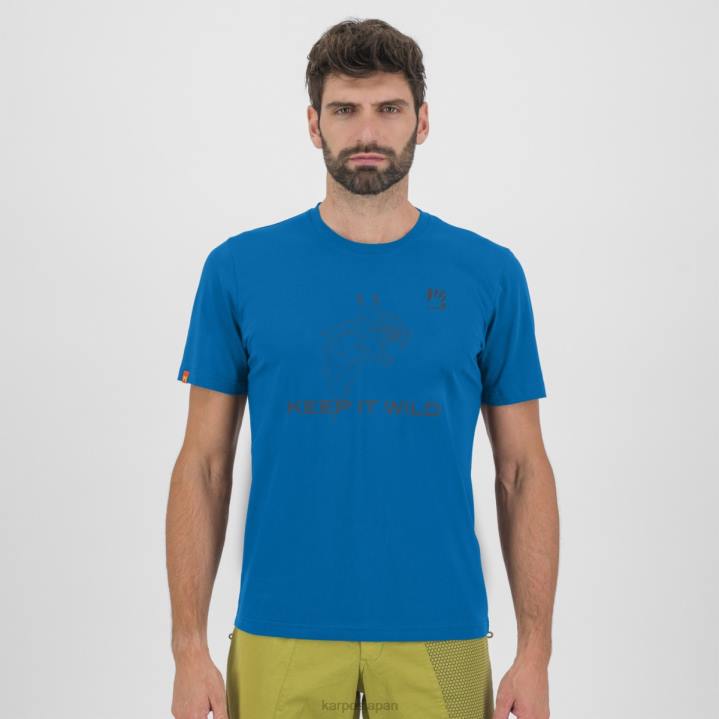 Tシャツ| インディゴホオジロ Karpos 男性 ボタンドーロ Tシャツ F4DL421