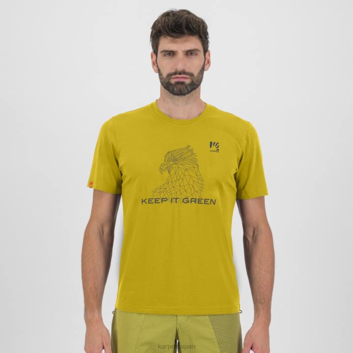 Tシャツ| レモンカレー Karpos 男性 ボタンドーロ Tシャツ F4DL422