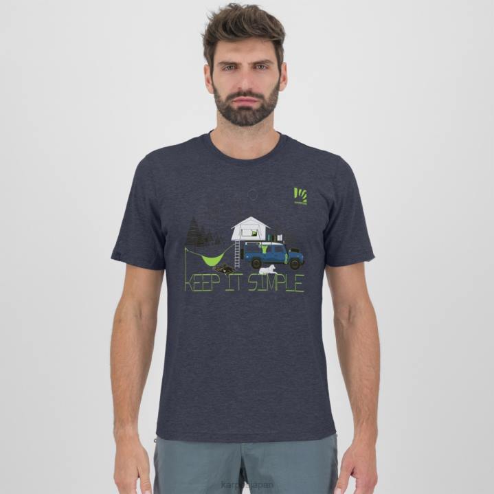 Tシャツ| オンブルブルー Karpos 男性 ジェンツィアネラ Tシャツ F4DL423