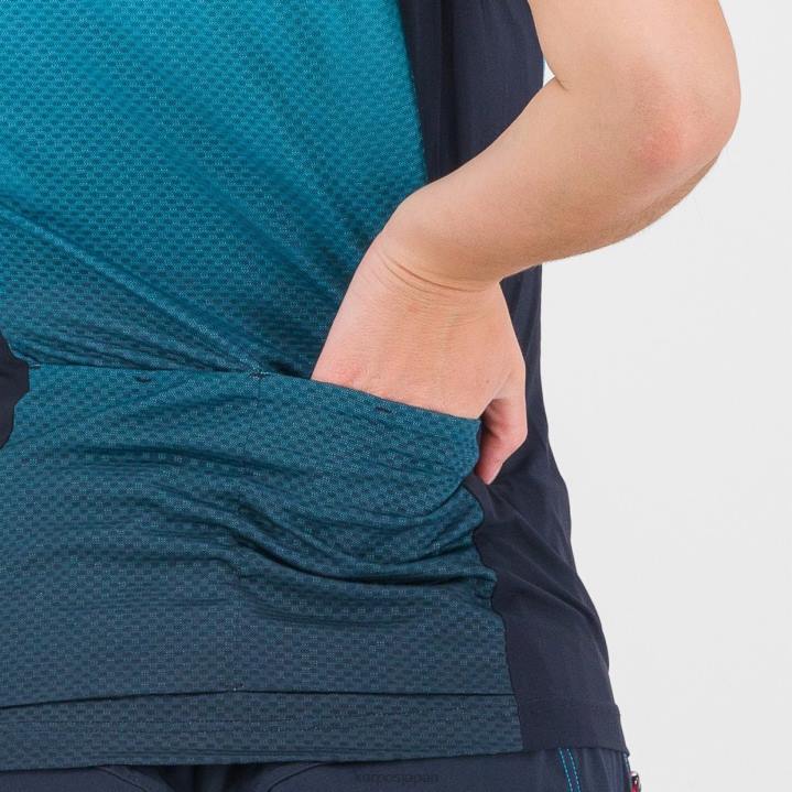 Tシャツ| スカイキャプテン/ブルーアトール Karpos 女性 ヴァーヴ エヴォ W ジャージ F4DL1225