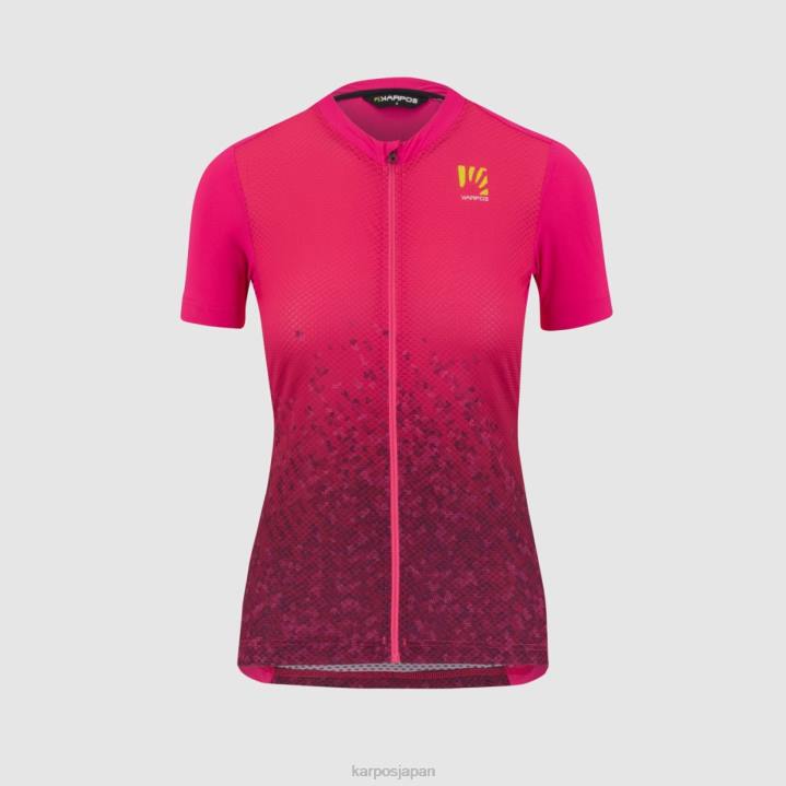 Tシャツ| キャバレー/マゼンタヘイズ Karpos 女性 ヴァーヴ エヴォ W ジャージ F4DL1229