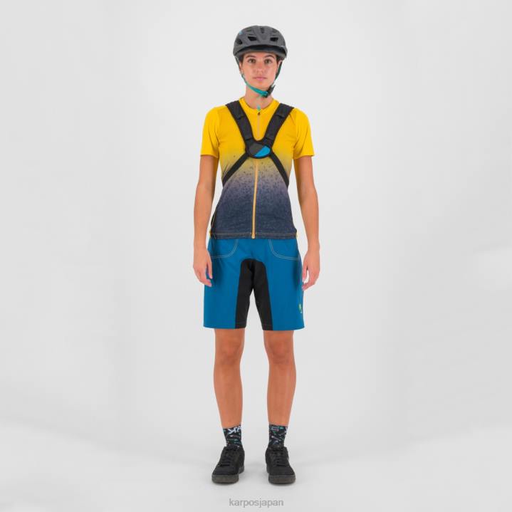 Tシャツ| レモンカレー/オンブルブルー Karpos 女性 ヴァーヴ エヴォ W ジャージ F4DL1230