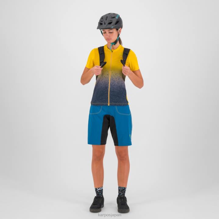 Tシャツ| レモンカレー/オンブルブルー Karpos 女性 ヴァーヴ エヴォ W ジャージ F4DL1230