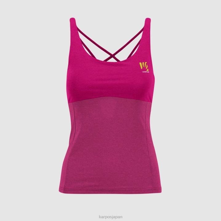 Tシャツ| ほのめかし/チェリージュビリー Karpos 女性 ブルエボWトップ F4DL1322