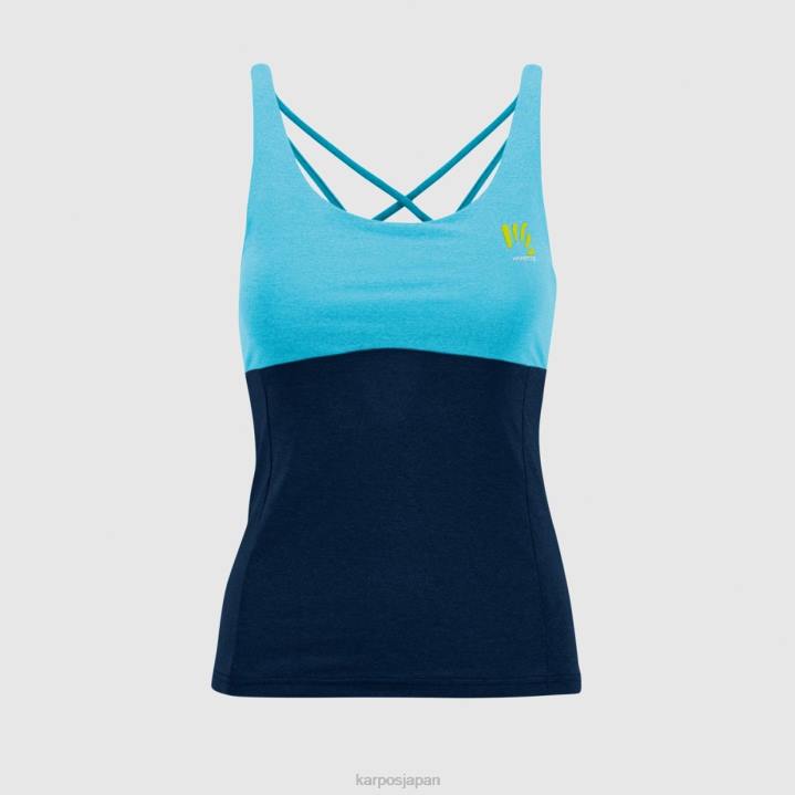 Tシャツ| ブルーアトール/スカイキャプテン Karpos 女性 ブルエボWトップ F4DL1323