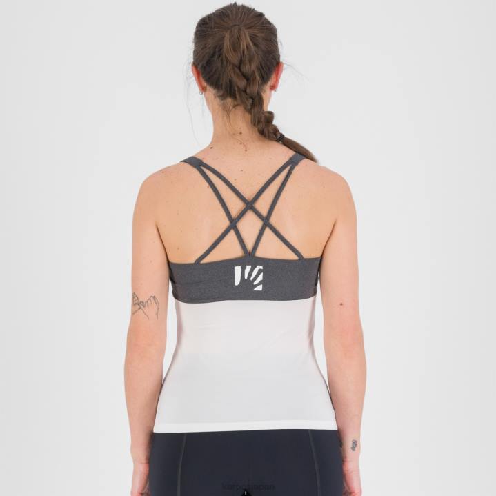 Tシャツ| 白黒 Karpos 女性 ブルエボWトップ F4DL1326