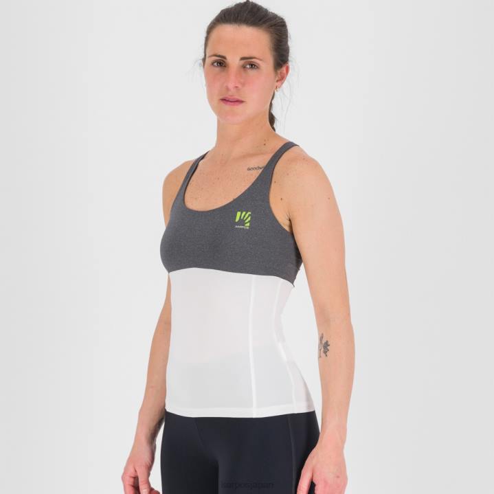 Tシャツ| 白黒 Karpos 女性 ブルエボWトップ F4DL1326