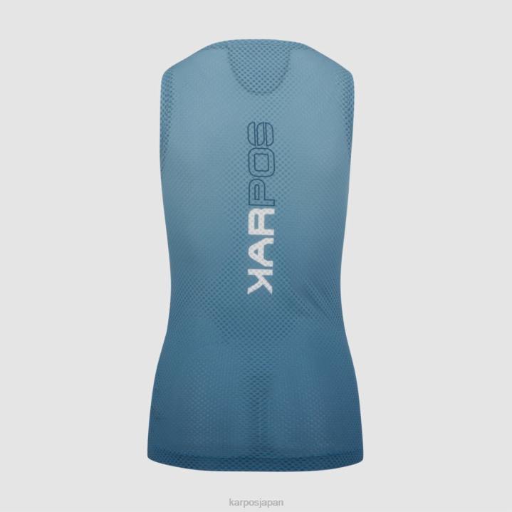 Tシャツ| コルセア/アドリアティックブルー Karpos 女性 ヴァーヴ メッシュ W ノースリーブ F4DL1350