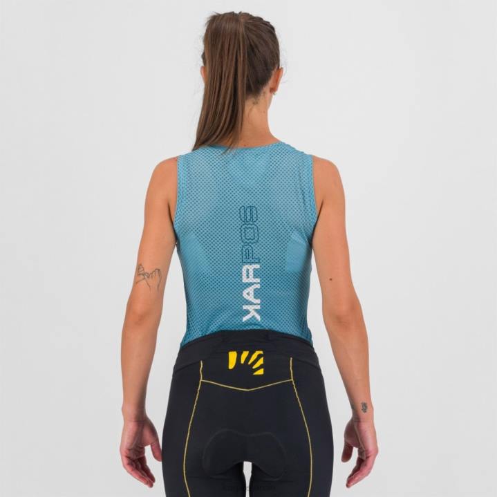 Tシャツ| コルセア/アドリアティックブルー Karpos 女性 ヴァーヴ メッシュ W ノースリーブ F4DL1350