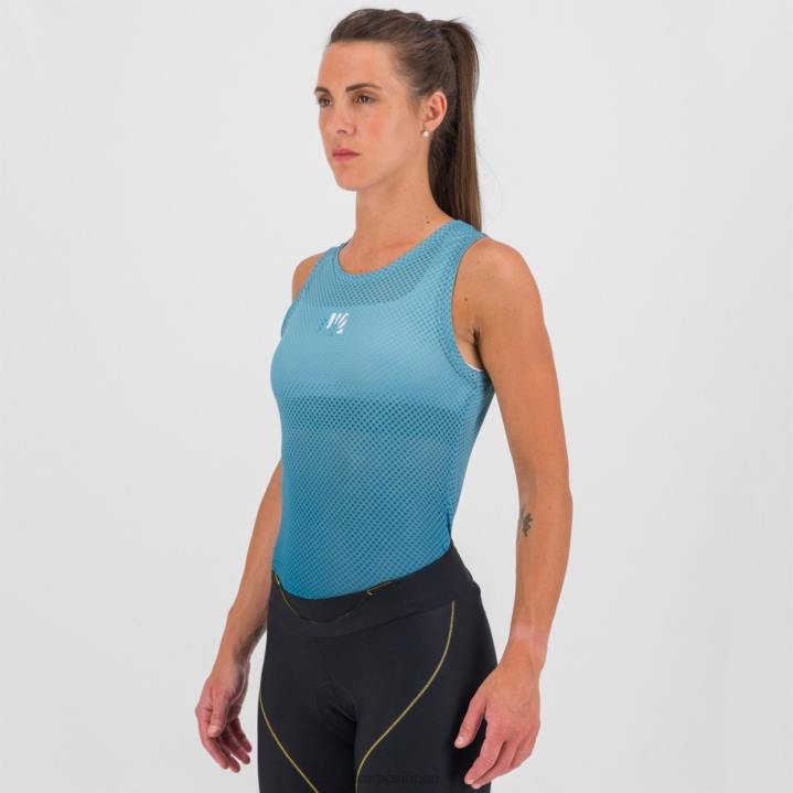 Tシャツ| コルセア/アドリアティックブルー Karpos 女性 ヴァーヴ メッシュ W ノースリーブ F4DL1350