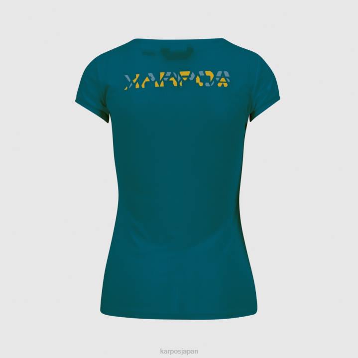 Tシャツ| コルセア/アドリアティックブルー/レモンクー Karpos 女性 ロマWジャージ F4DL1371