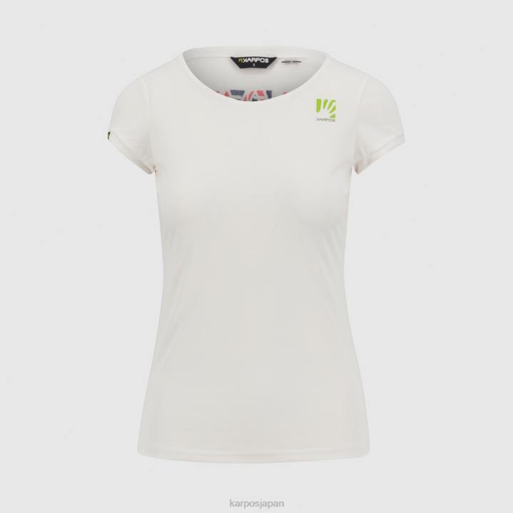 Tシャツ| クラウドダンサー/ホットコーラル/ヴィンテージ Karpos 女性 ロマWジャージ F4DL1376