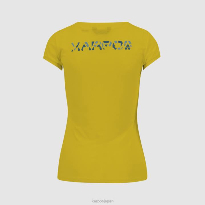 Tシャツ| レモンカレー/アドリアティックブルー/コルス Karpos 女性 ロマWジャージ F4DL1377