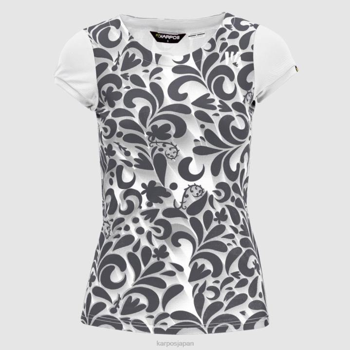 Tシャツ| ホワイト/オンブルブルー Karpos 女性 loma プリント w ジャージ F4DL1308