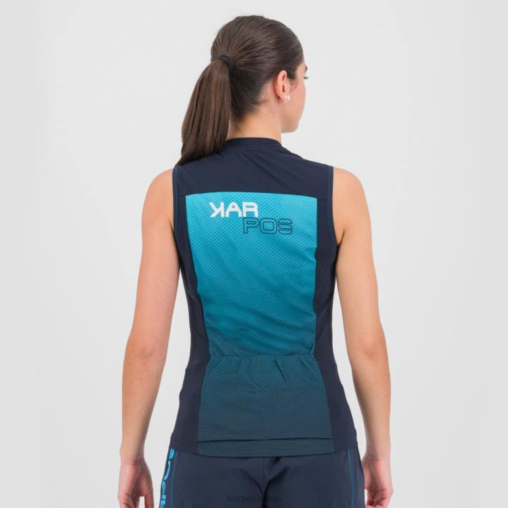 Tシャツ| スカイキャプテン/ブルーアトール Karpos 女性 verve evo w ノースリーブ F4DL1236