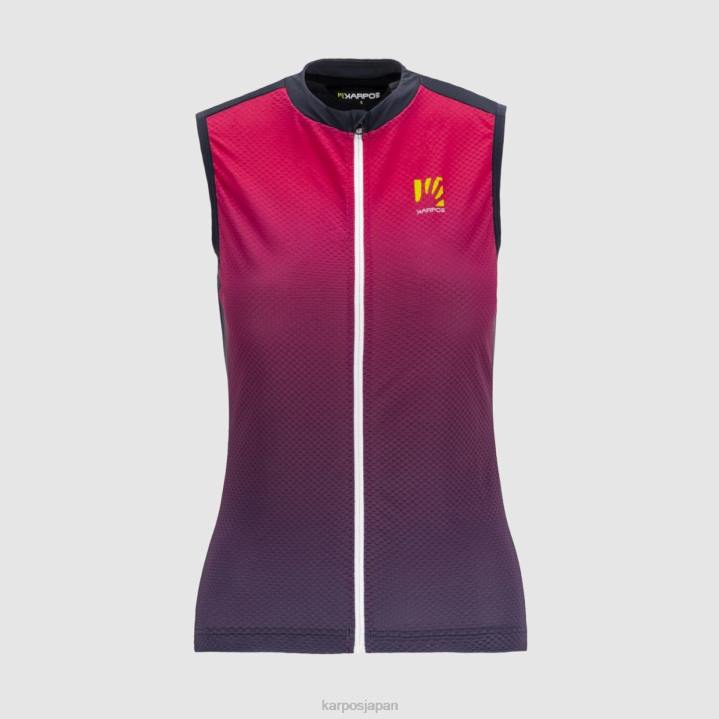 Tシャツ| オンブルブルー/キャバレー Karpos 女性 verve evo w ノースリーブ F4DL1237