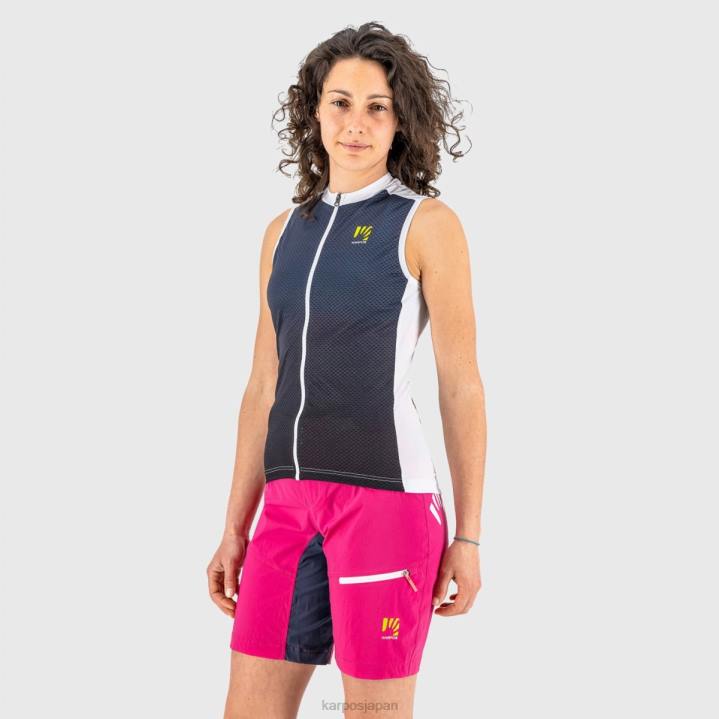 Tシャツ| オンブルブルー/キャバレー Karpos 女性 verve evo w ノースリーブ F4DL1237