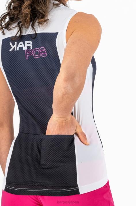 Tシャツ| オンブルブルー/キャバレー Karpos 女性 verve evo w ノースリーブ F4DL1237