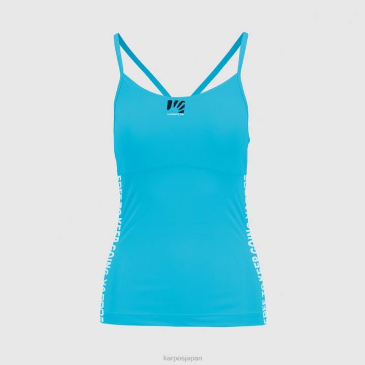 Tシャツ| ブルーアトール/スカイキャプテン Karpos 女性 イージーフリズ w トップ F4DL1285