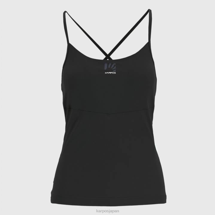 Tシャツ| 黒 Karpos 女性 イージーフリズ w トップ F4DL1288