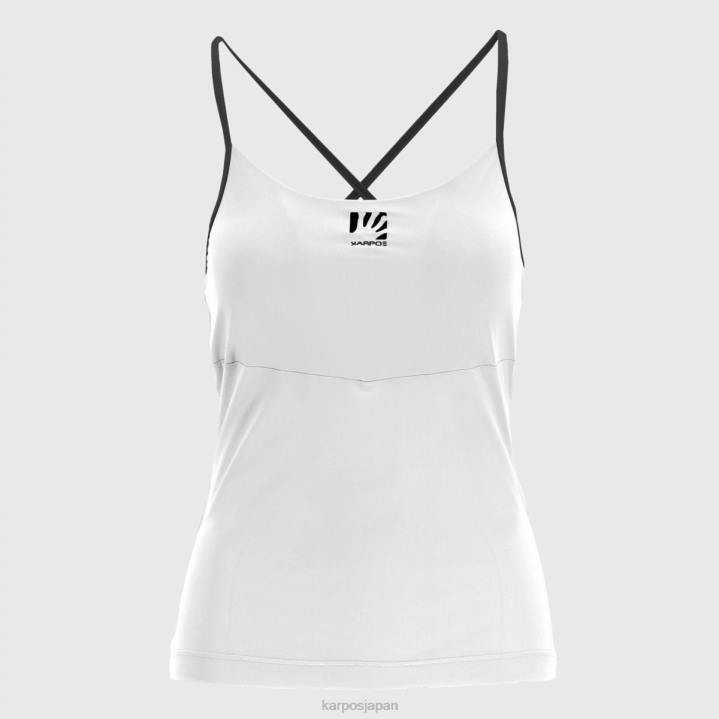 Tシャツ| 白黒 Karpos 女性 イージーフリズ w トップ F4DL1289