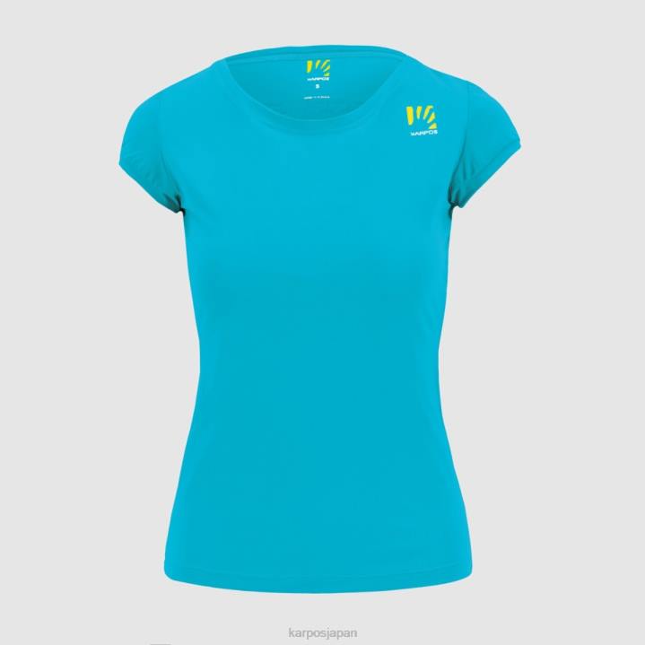 Tシャツ| 青い環礁 Karpos 女性 気楽なwジャージ F4DL1294