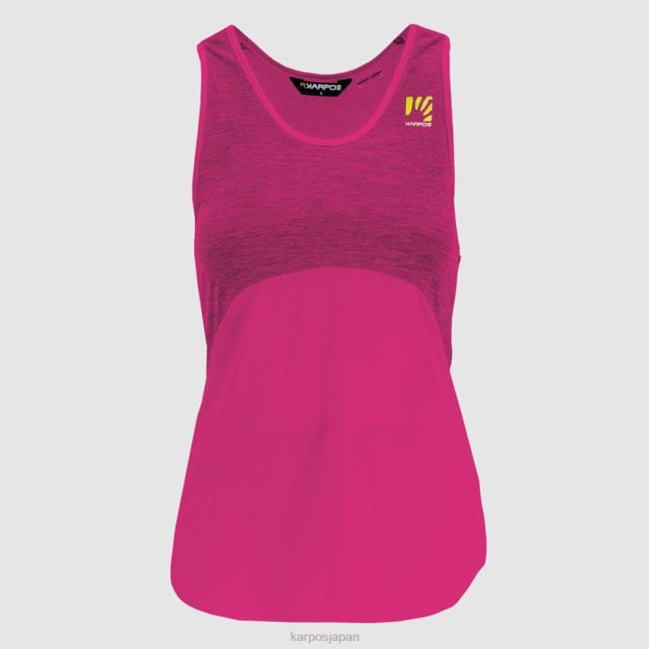 Tシャツ| キャバレー Karpos 女性 アルタ ポーラテック w タンク経由 F4DL1299