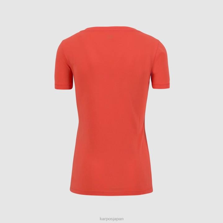 Tシャツ| ホットコーラル Karpos 女性 クロッカスw Tシャツ F4DL1333